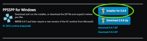 PPSSPP for windows